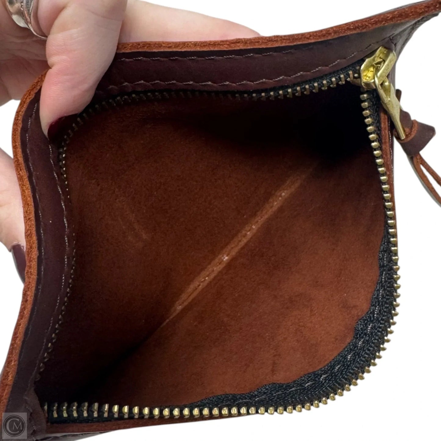 Leather Wristlet By Portland Leather, Size: Small