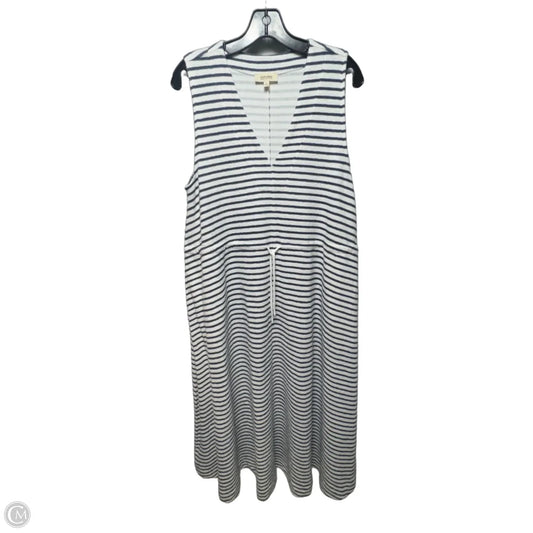 Dress Casual Maxi By Haven In Striped Pattern, Size: L