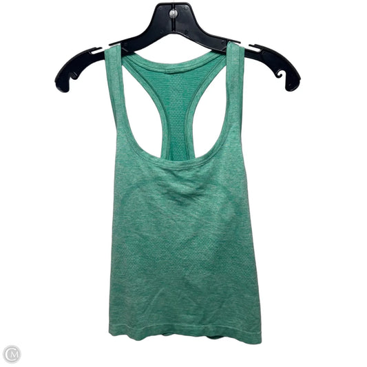 Athletic Tank Top By Lululemon In Green, Size: 8