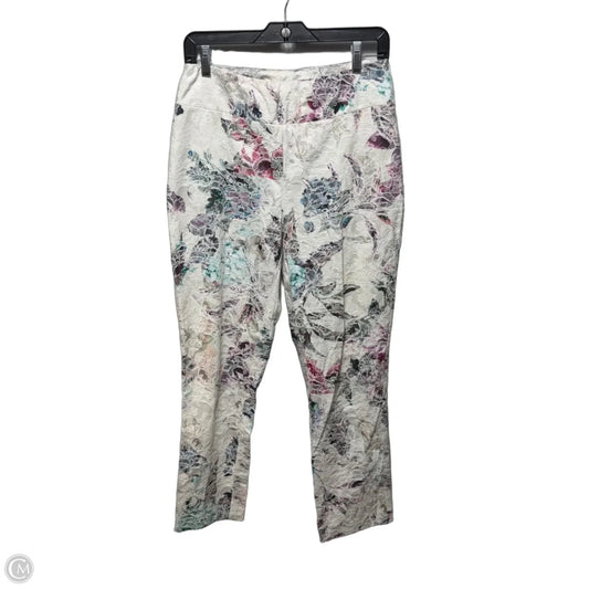Pants By Joseph Ribkoff In Floral Print, Size: 8