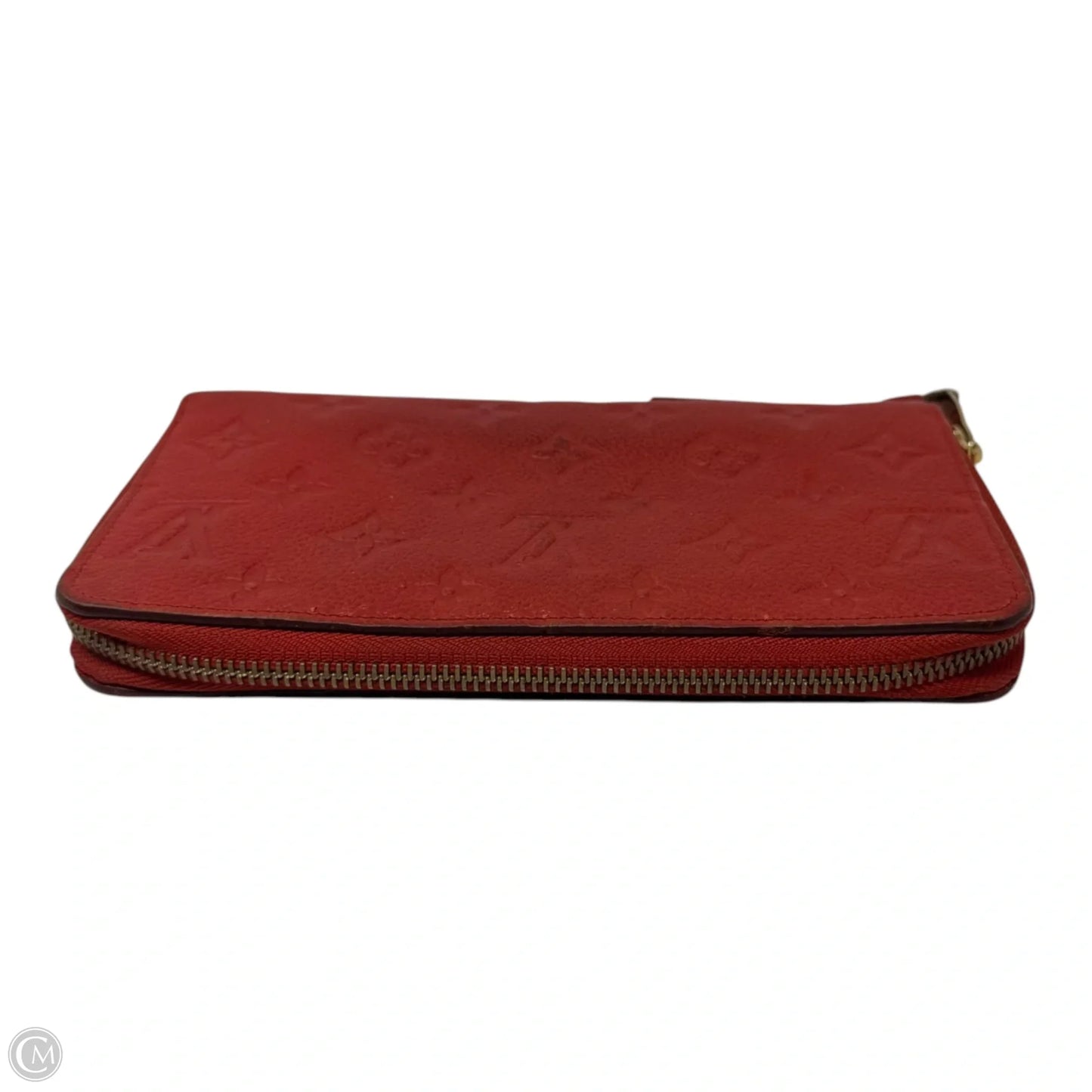 AS IS Monogram Empreinte Zippy Wallet Luxury Designer By Louis Vuitton, Size: Large