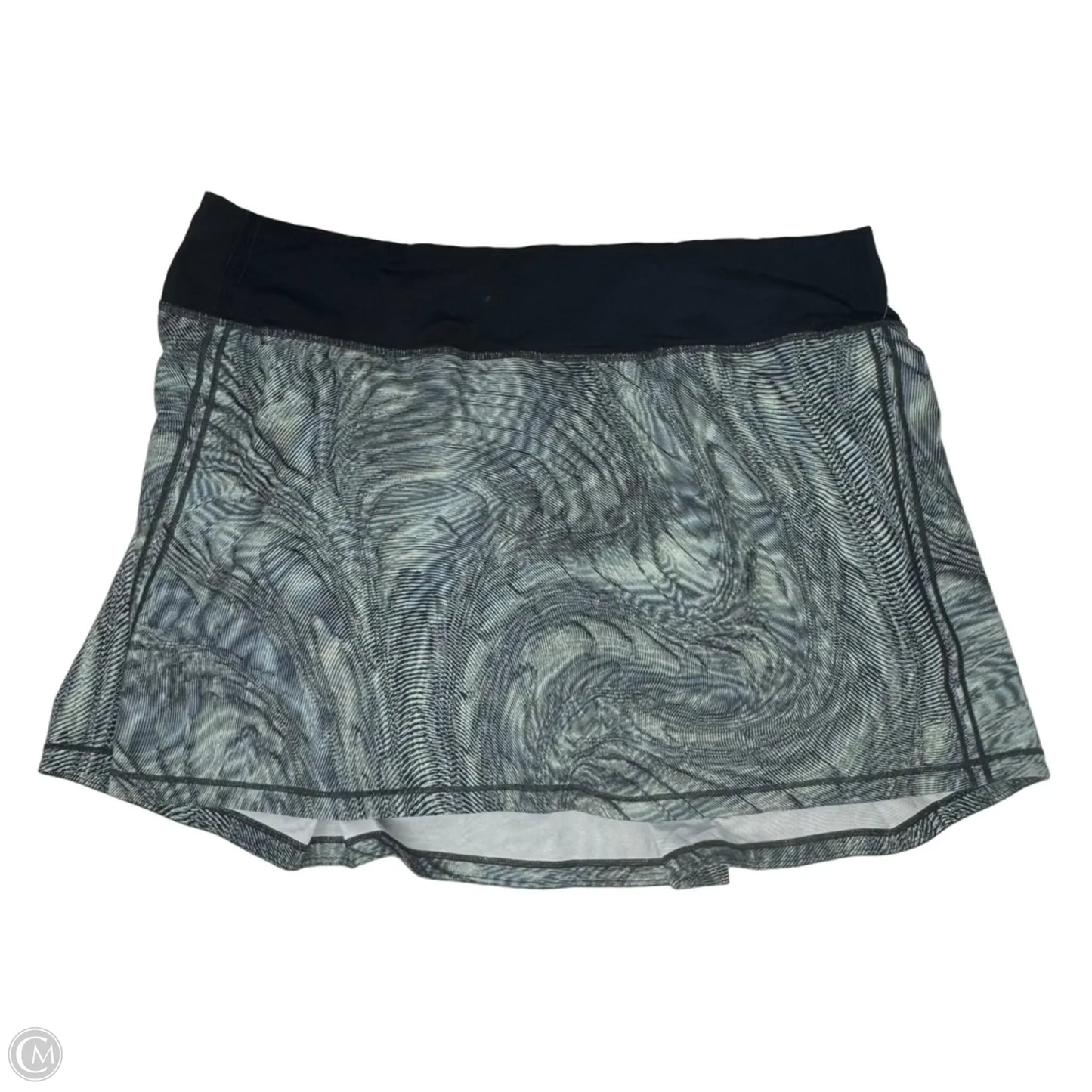 Athletic Skort By Lululemon In Grey, Size: 10