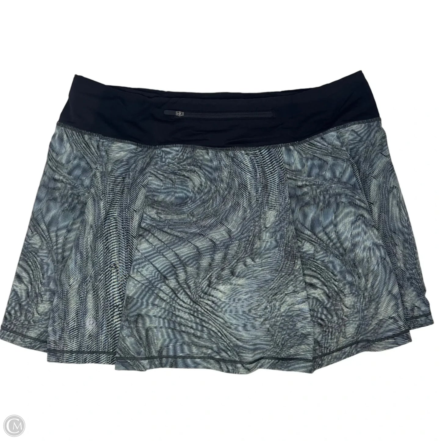 Athletic Skort By Lululemon In Grey, Size: 10