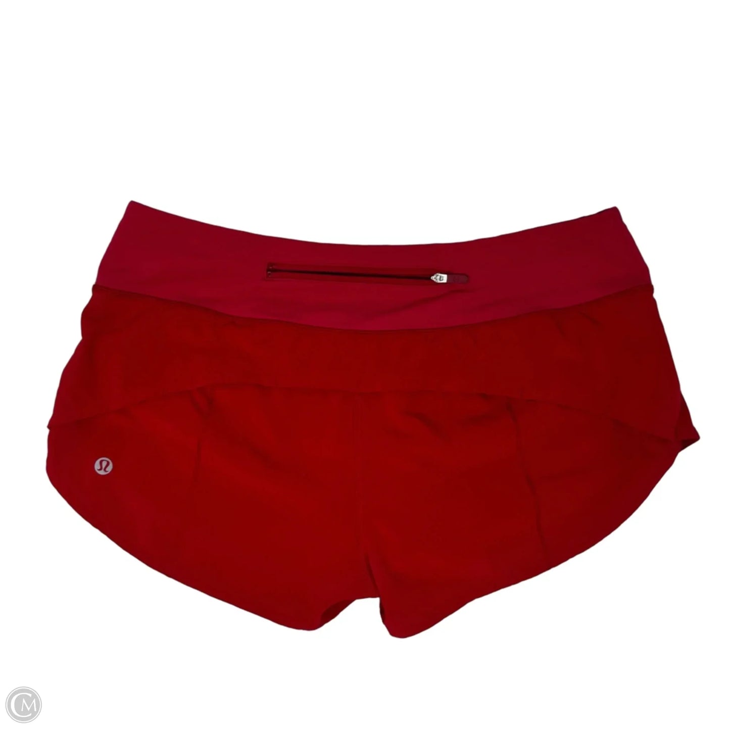Athletic Shorts By Lululemon In Red, Size: 6