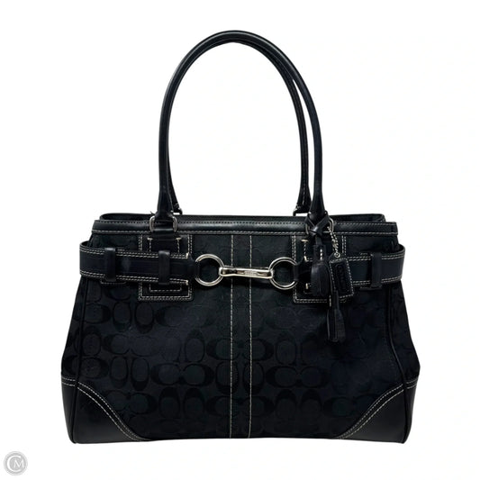 Hampton Handbag Designer By Coach, Size: Large
