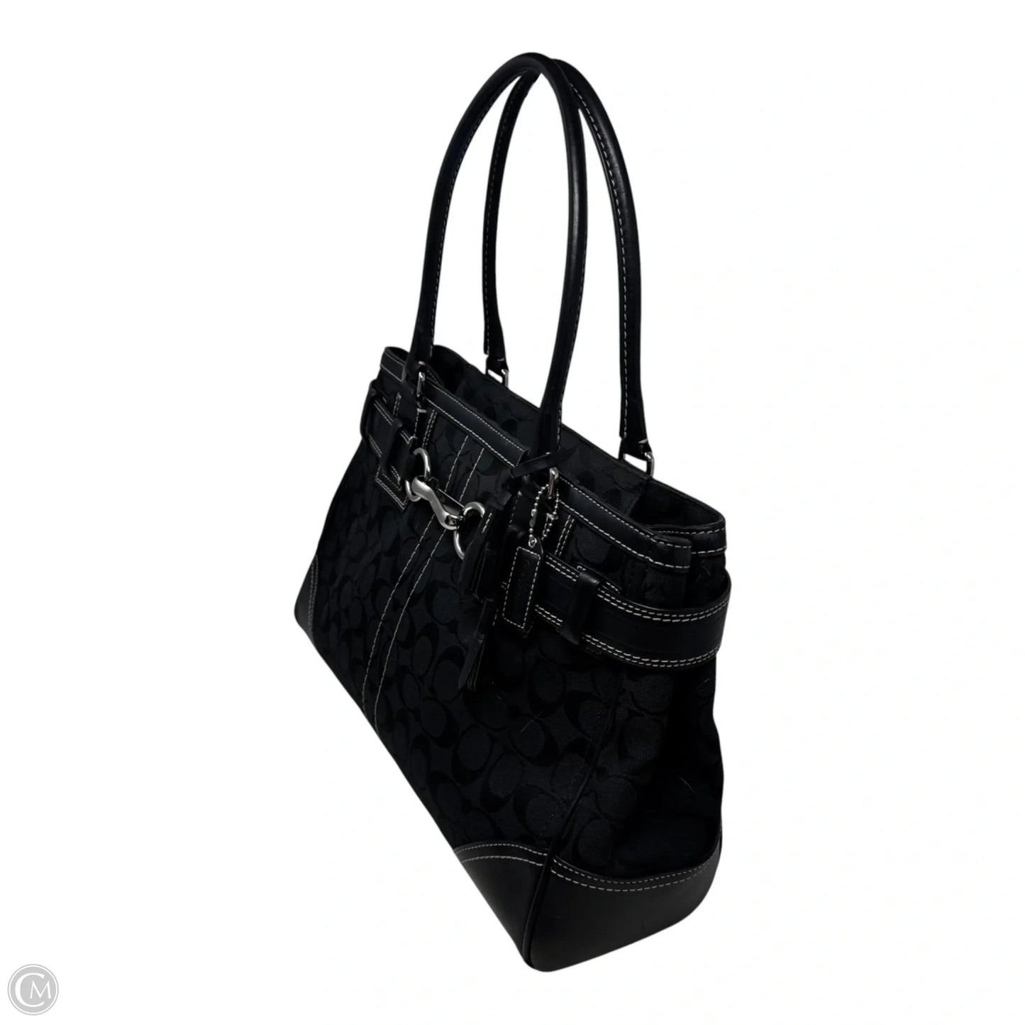 Hampton Handbag Designer By Coach, Size: Large