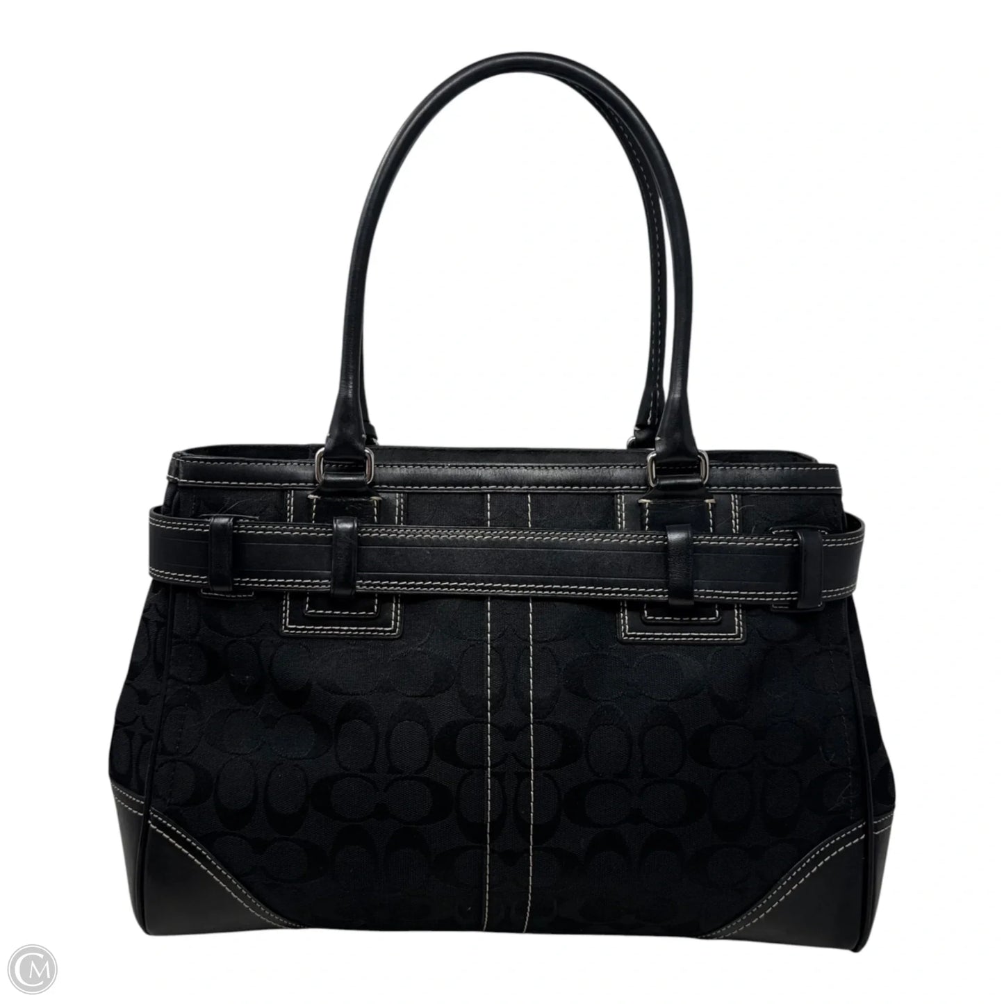 Hampton Handbag Designer By Coach, Size: Large