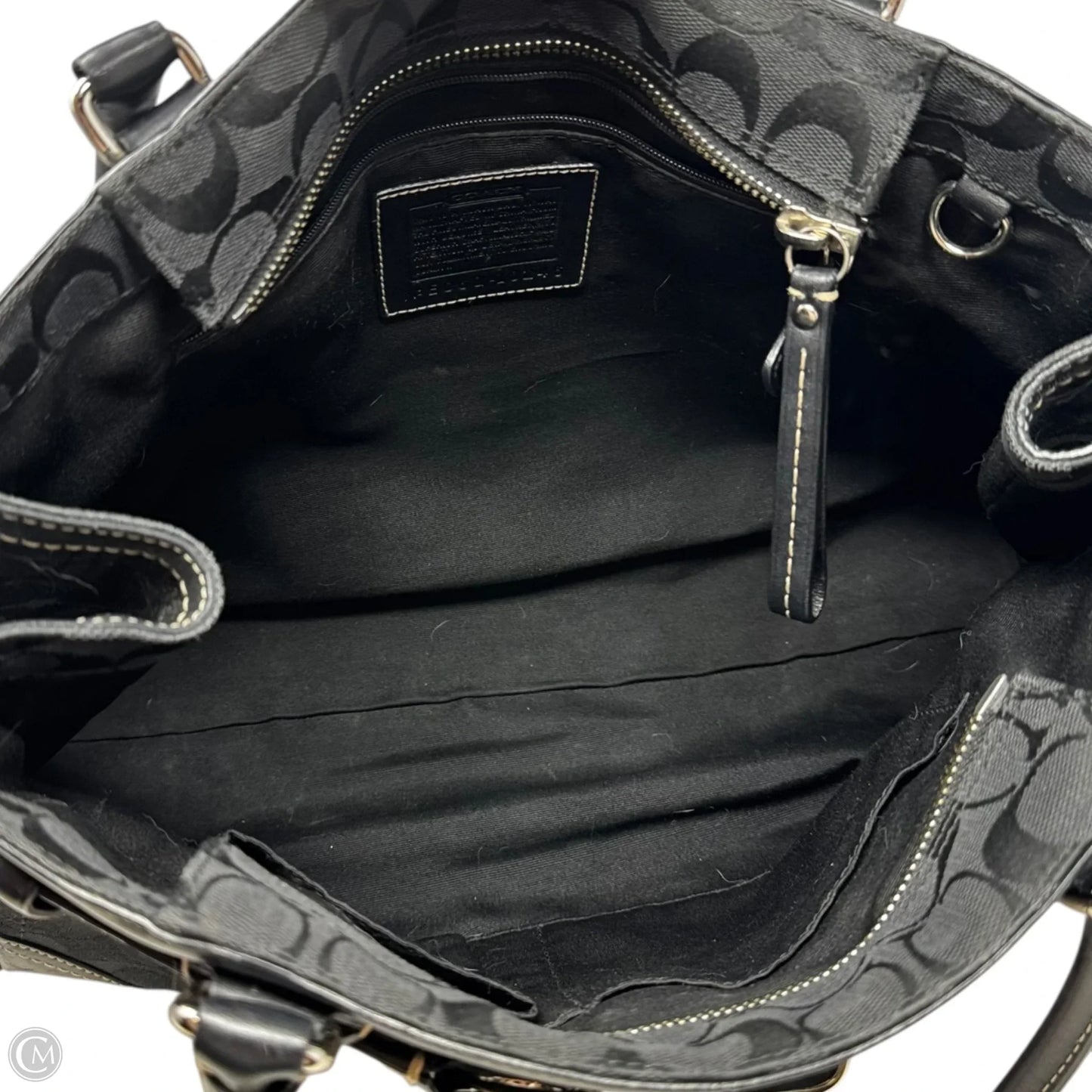 Hampton Handbag Designer By Coach, Size: Large