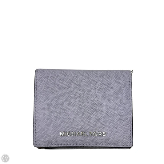 Jet Set Saffiano Leather Compact Bifold Wallet By Michael By Michael Kors, Size: Small