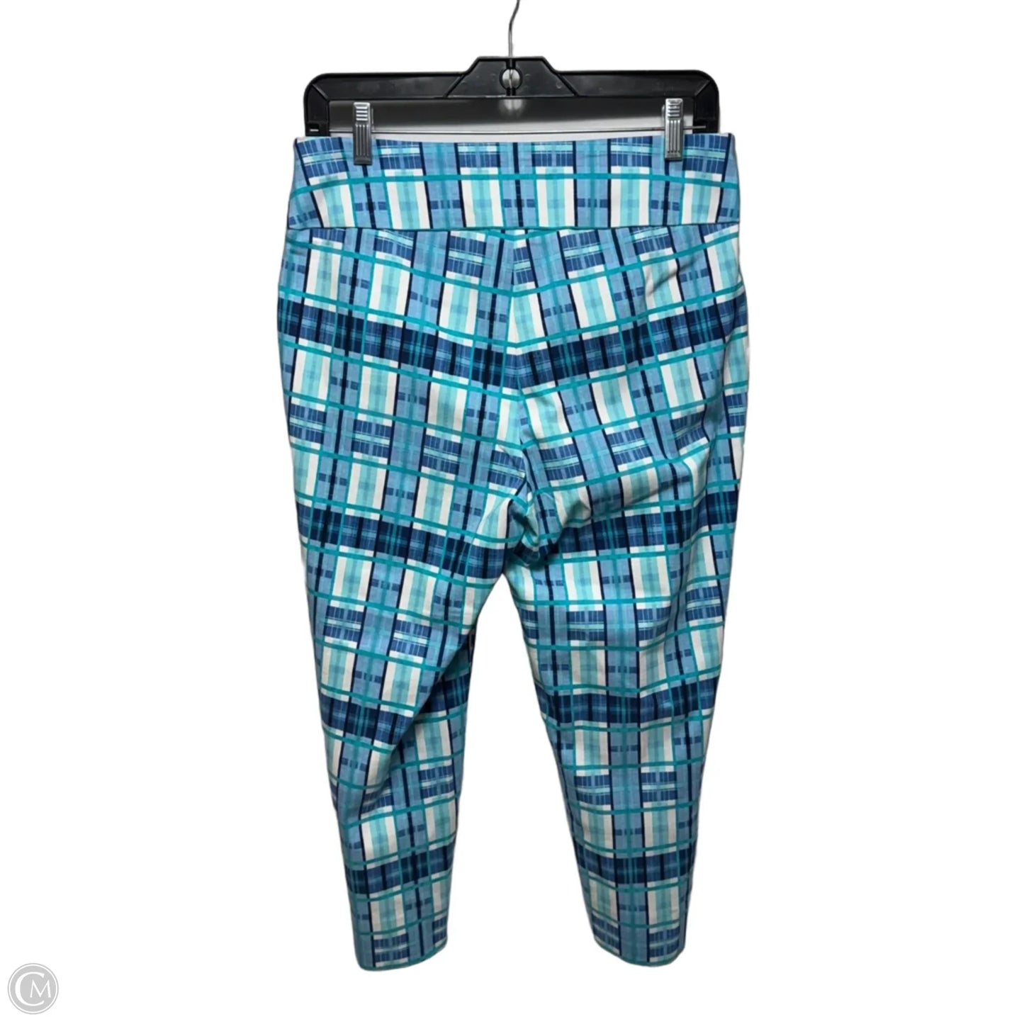 Pants Cropped By Zac And Rachel In Checkered Pattern, Size: 10