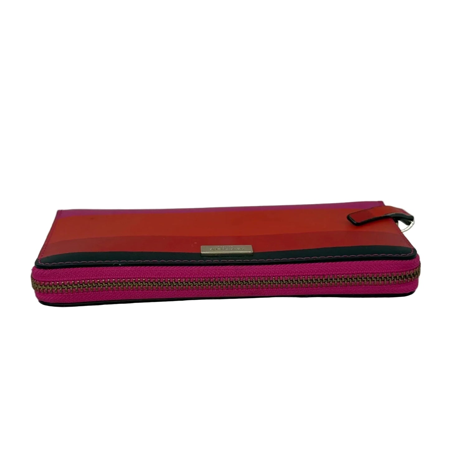 Laurel Way Bonita Stripe Neda Zip Around Continental Wallet Designer By Kate Spade, Size: Large