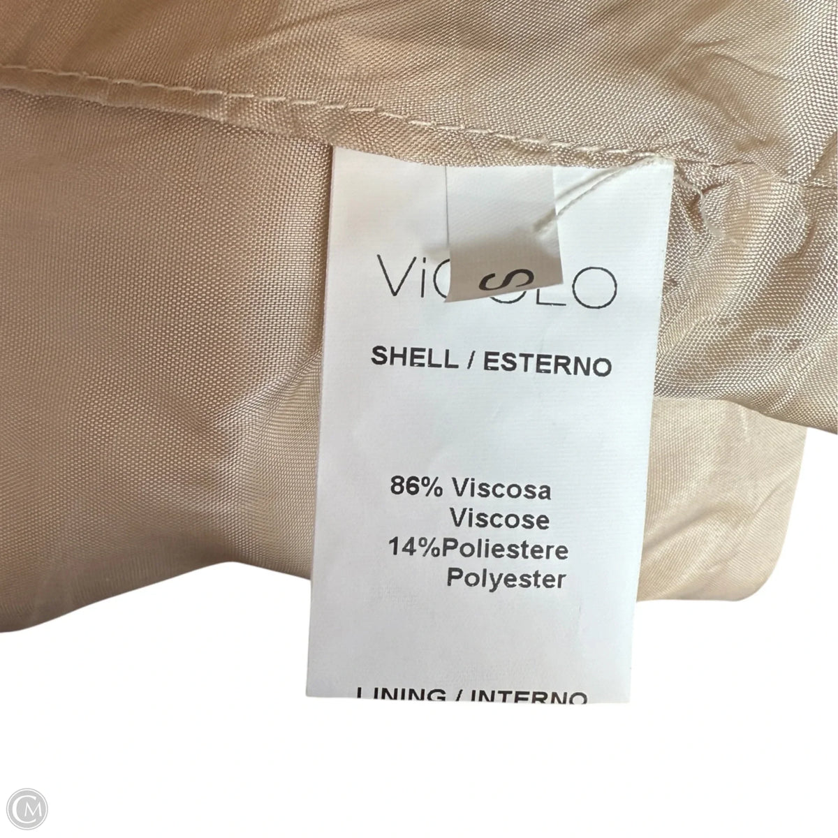 Single Breasted Strapless Vest Top By Vicolo In Cream, Size: S