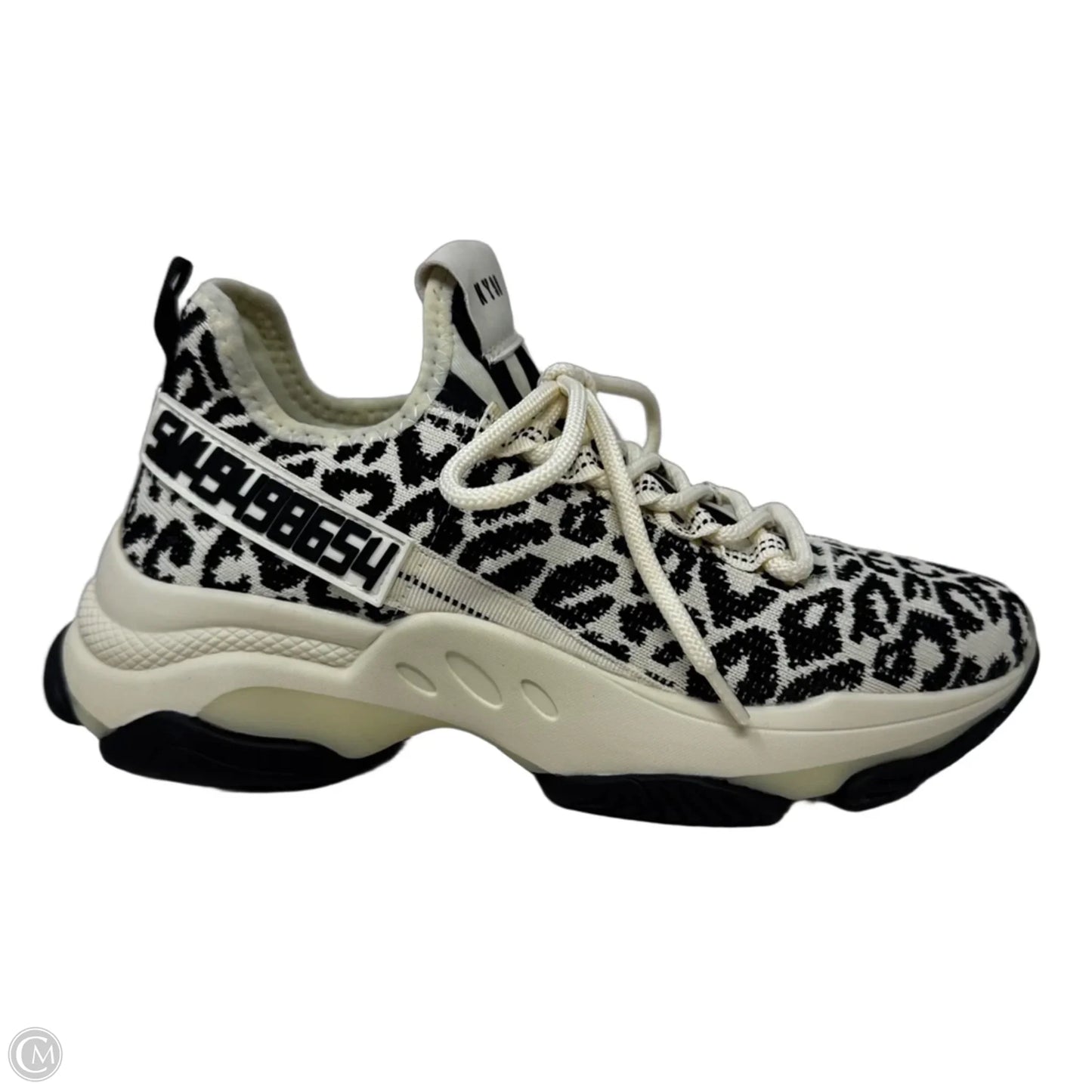 Maxima Shoes Athletic By Steve Madden In Black & Cream, Size: 8.5
