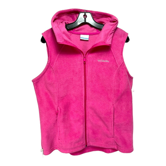 Vest Fleece By Columbia In Pink, Size: L