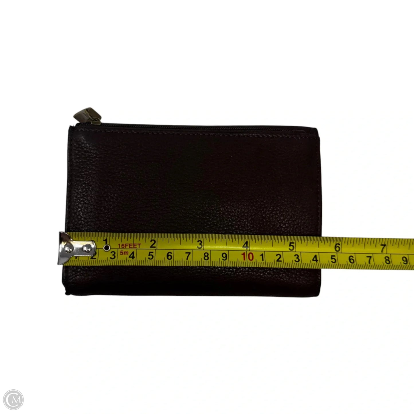 Trifold Snap Wallet Leather By Fossil, Size: Medium