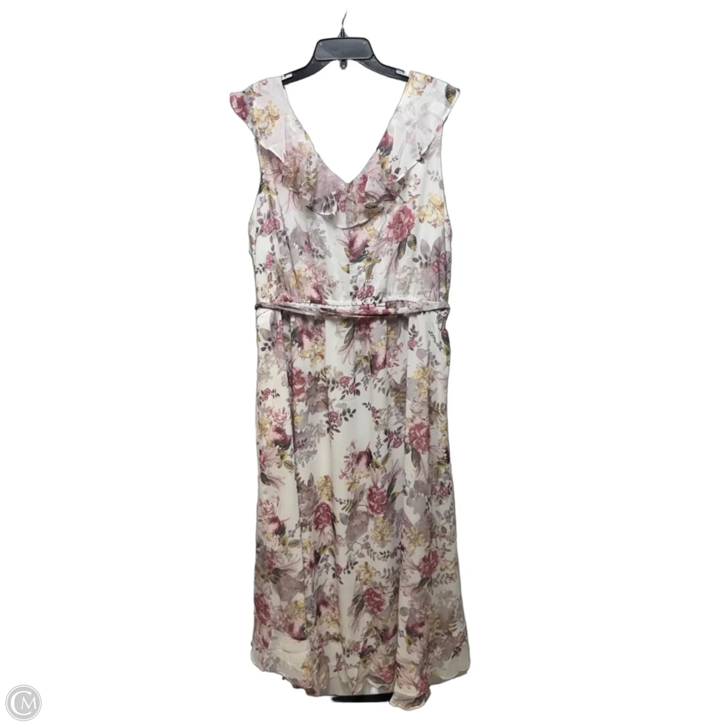 Dress Casual Maxi By City Chic In Floral Print, Size: XL