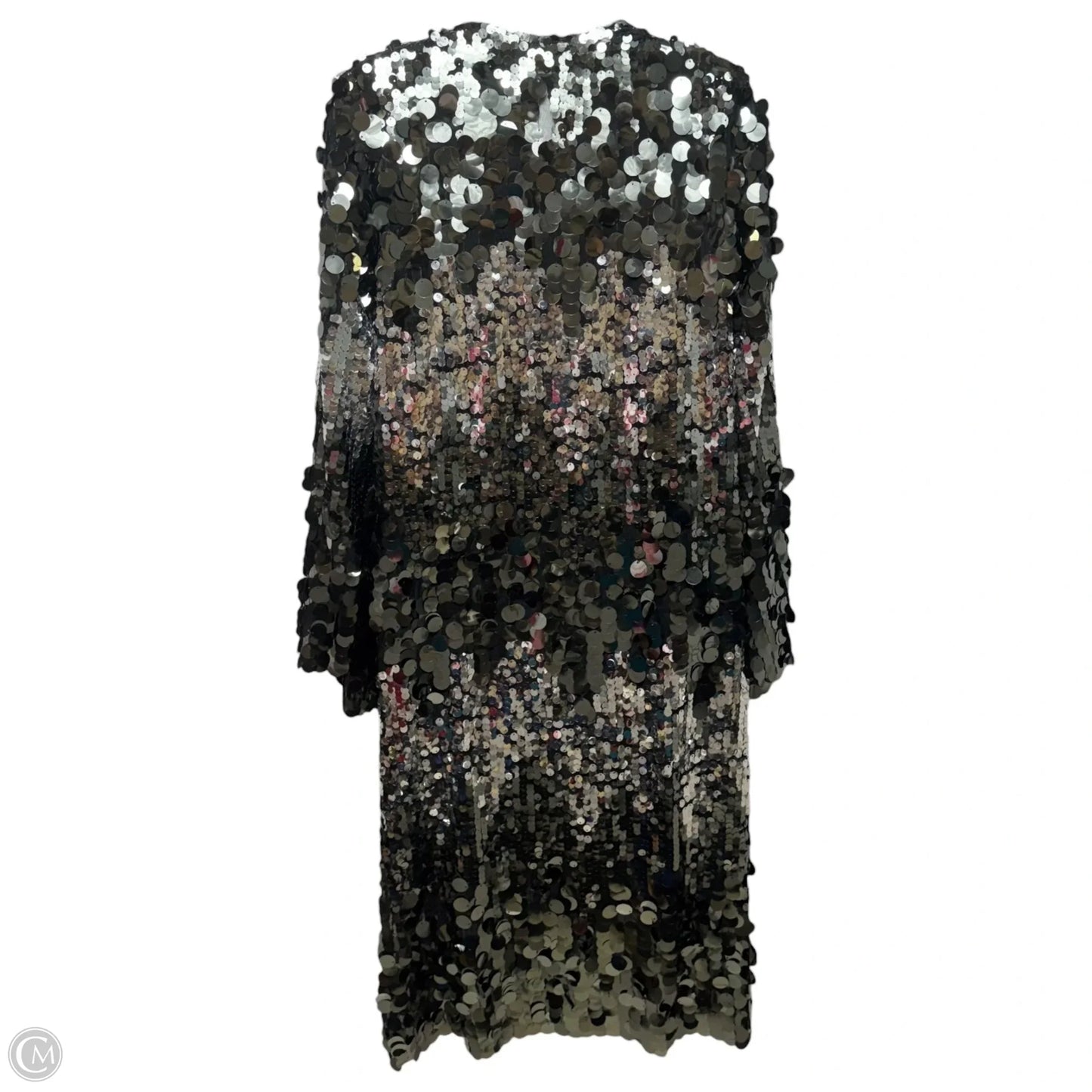 Sequin Mesh Duster Cardigan By Anthropologie In Black, Size: Osfm