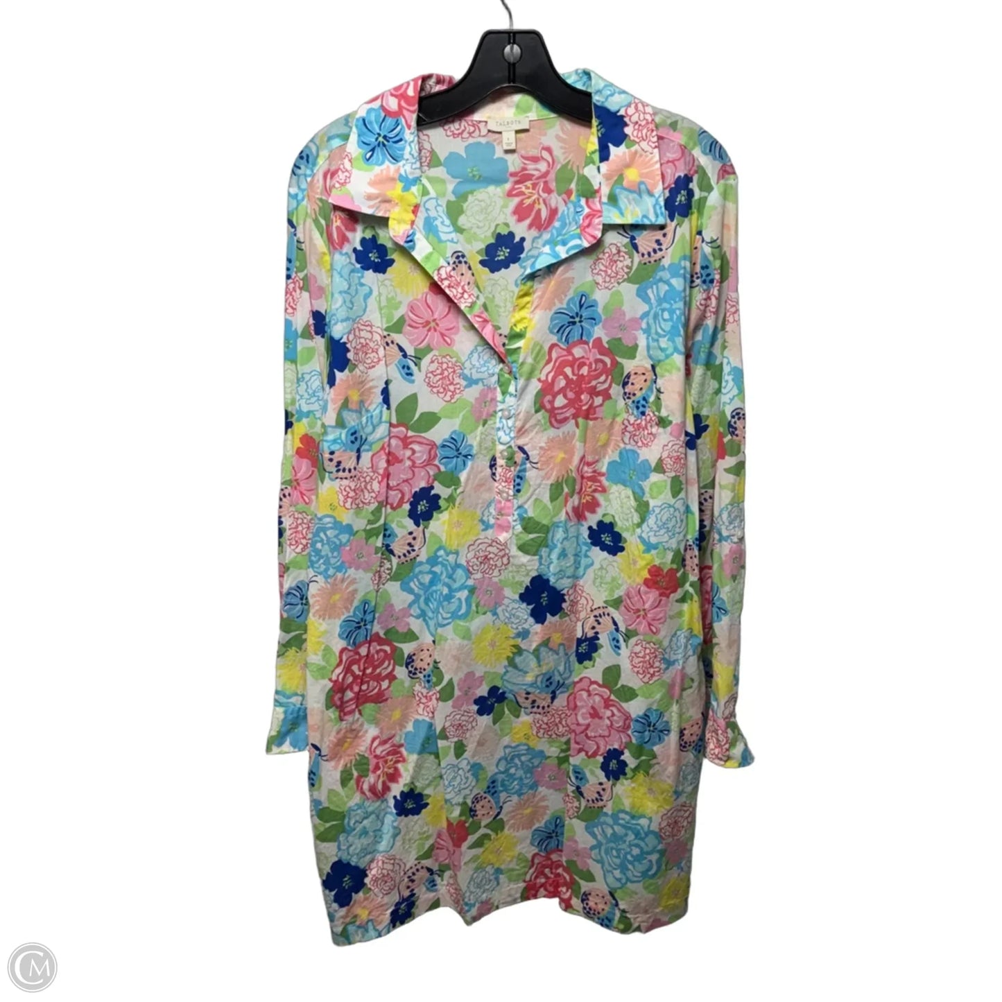 Dress Casual Short By Talbots In Floral Print, Size: L