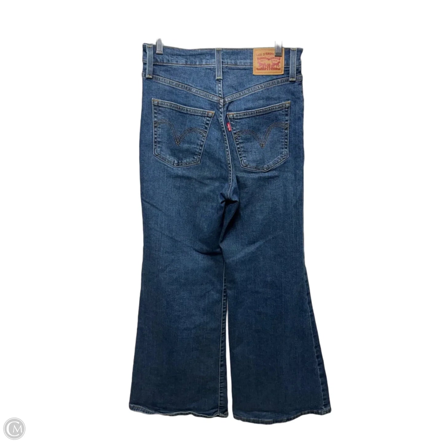 Jeans Ribcage Bell By Levis In Blue Denim, Size: 4/27