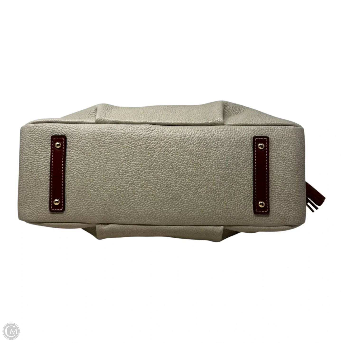 Domed Florentine Leather Satchel Designer By Dooney And Bourke, Size: Large