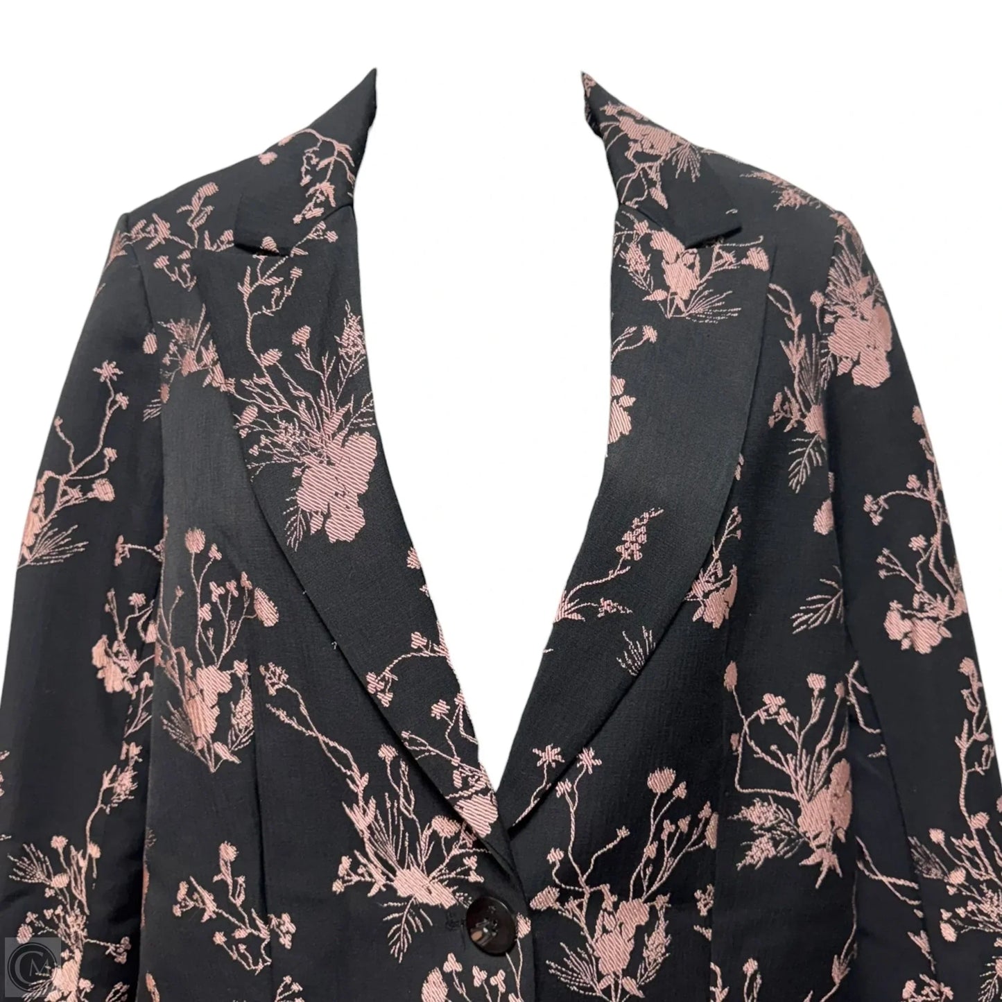 Blazer & Pants Set By Scotch & Soda In Black & Pink, Size: S