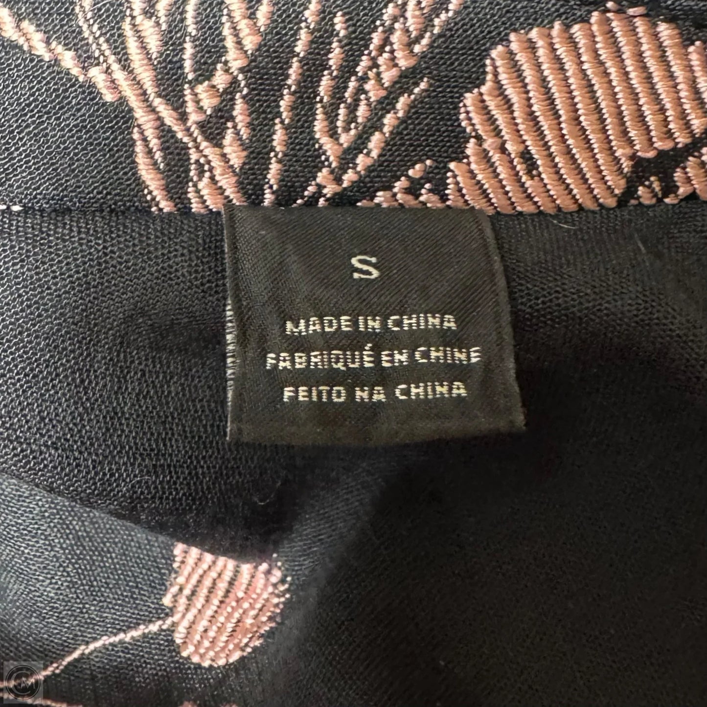 Blazer & Pants Set By Scotch & Soda In Black & Pink, Size: S