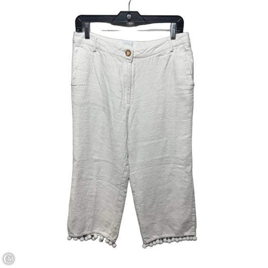 Pants Linen By ett:twa Anthropologie In White, Size: M