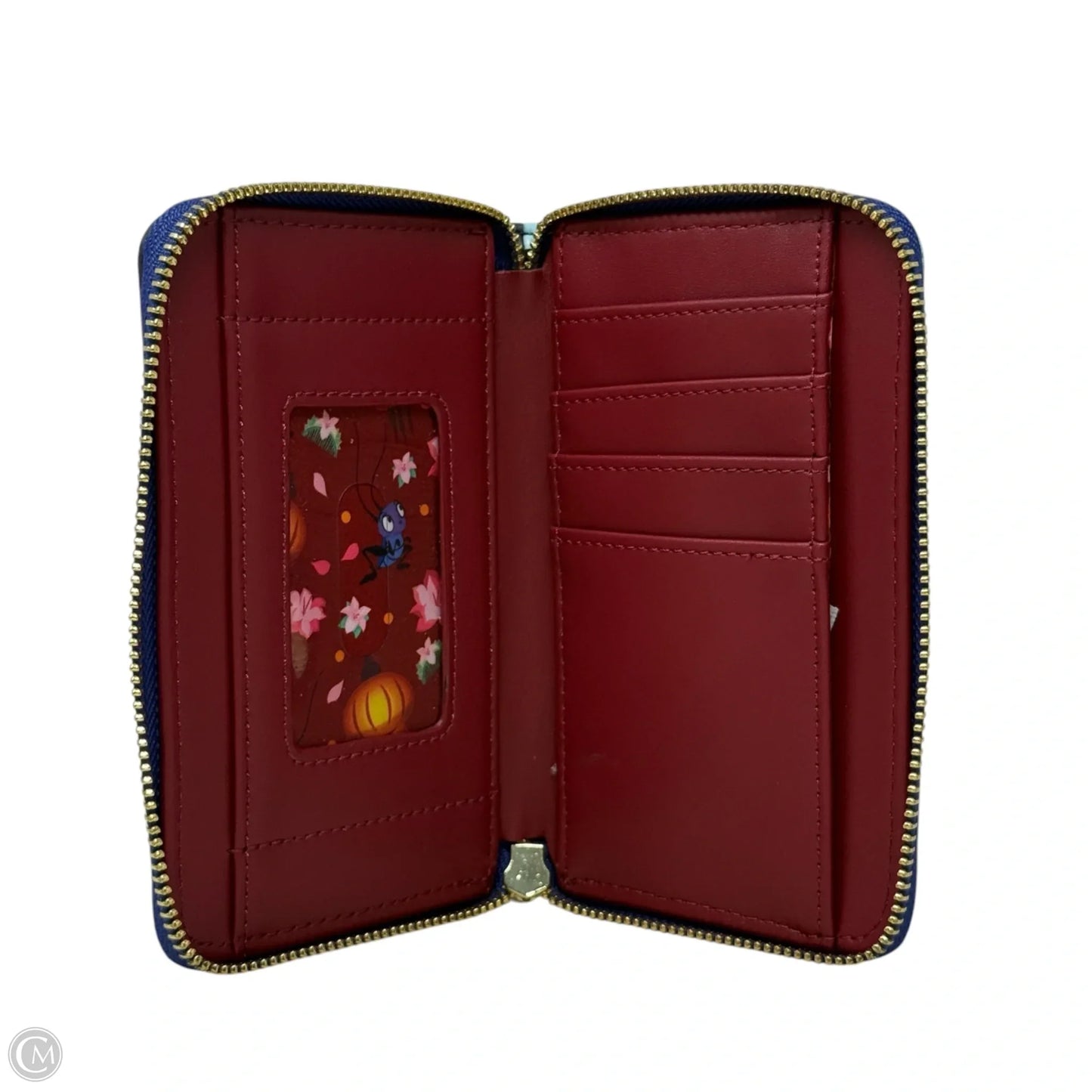 Disney Castle Series - Mulan Castle Zip Around Wallet By Loungefly, Size: Medium