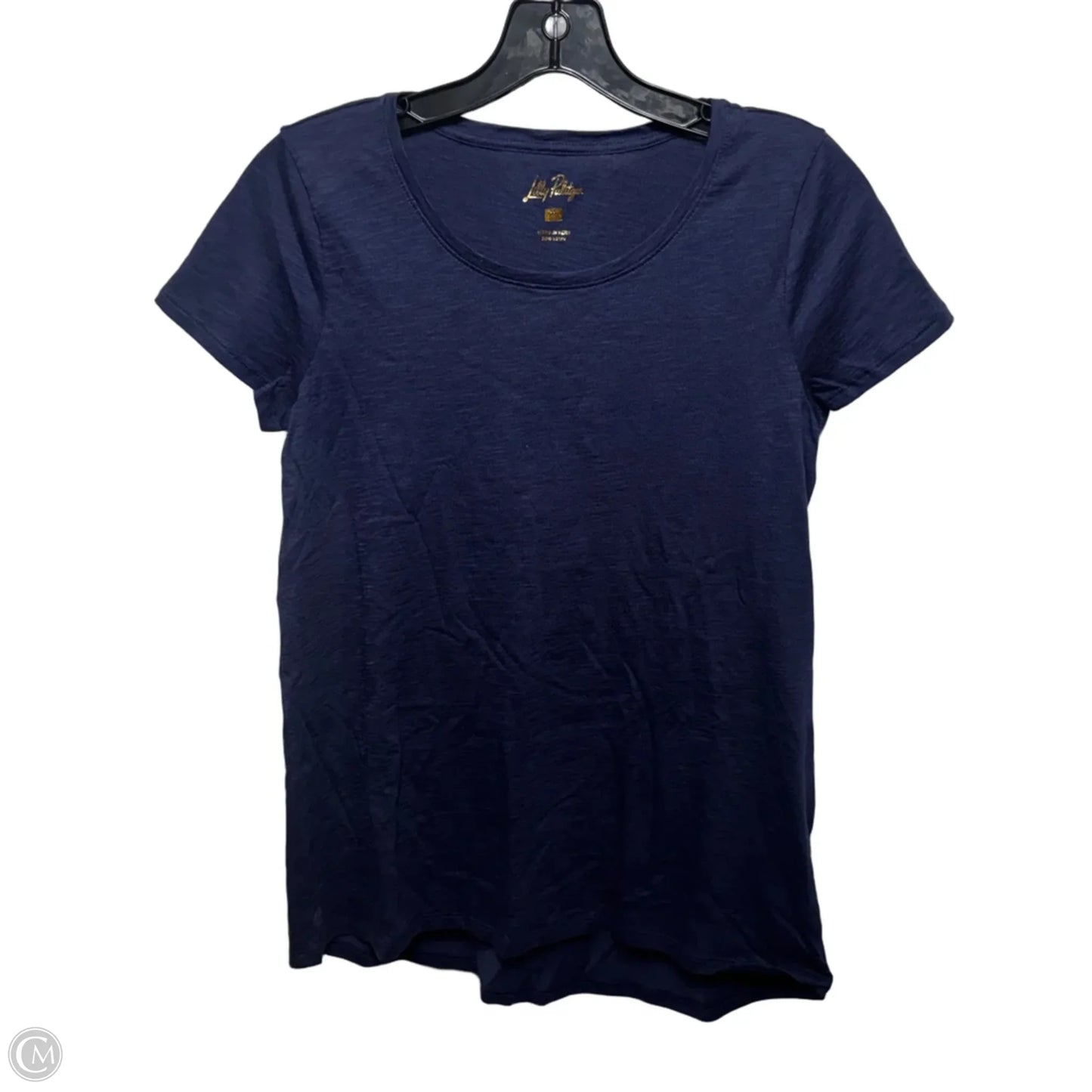 Etta Scoop-Neck Top Designer By Lilly Pulitzer In True Navy, Size: XS