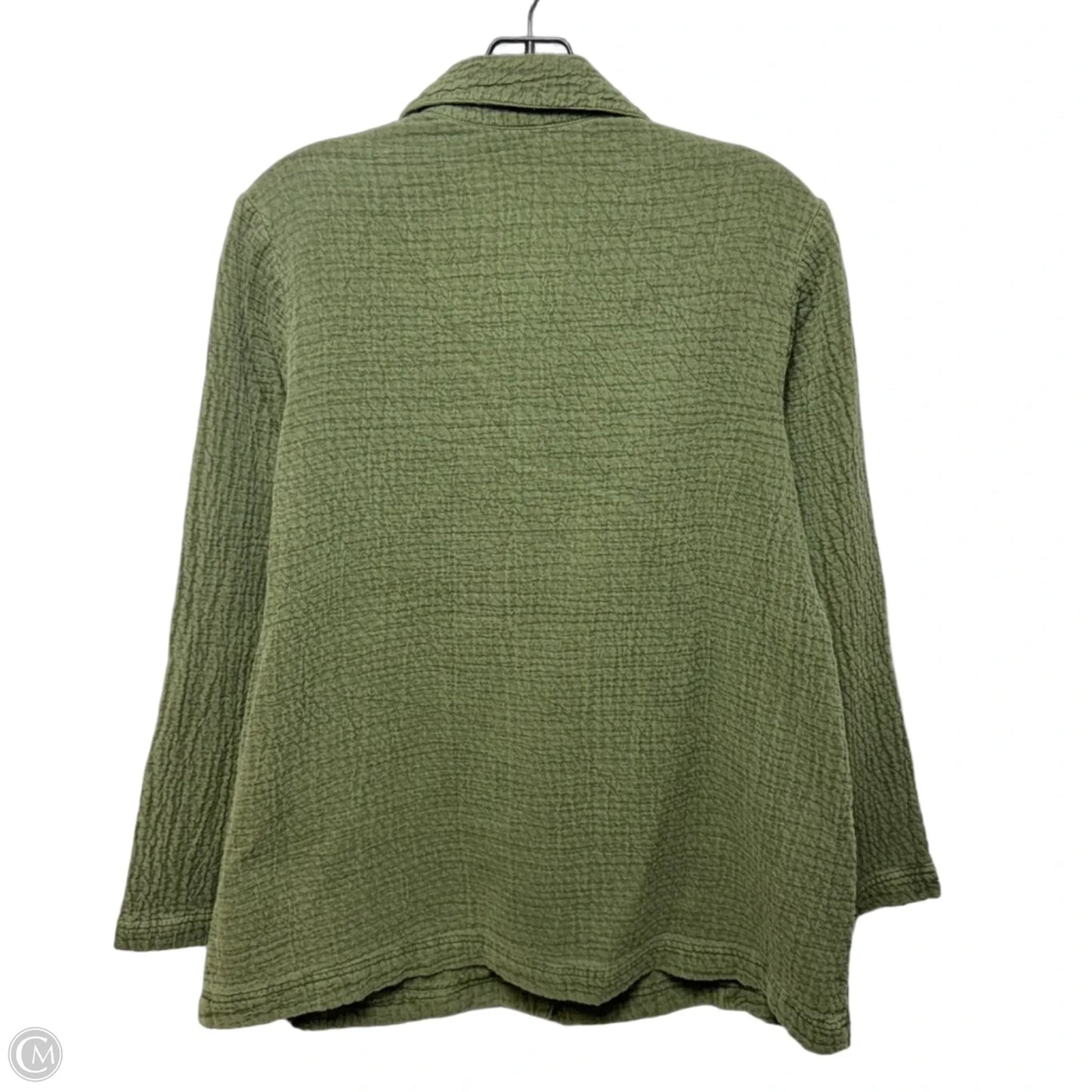 Jacket Shirt By Habitat In Green, Size: Xs