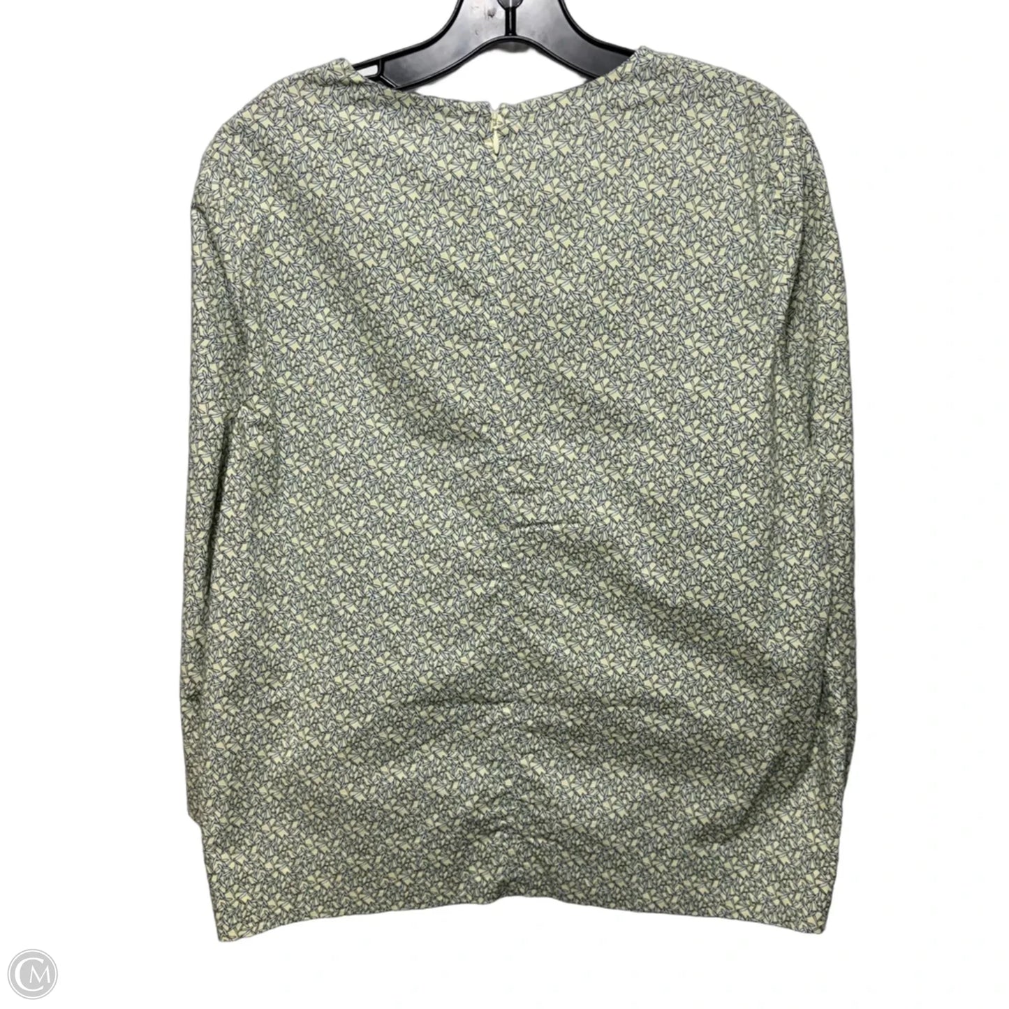 Top Long Sleeve By Cos In Grey & Yellow, Size: 10