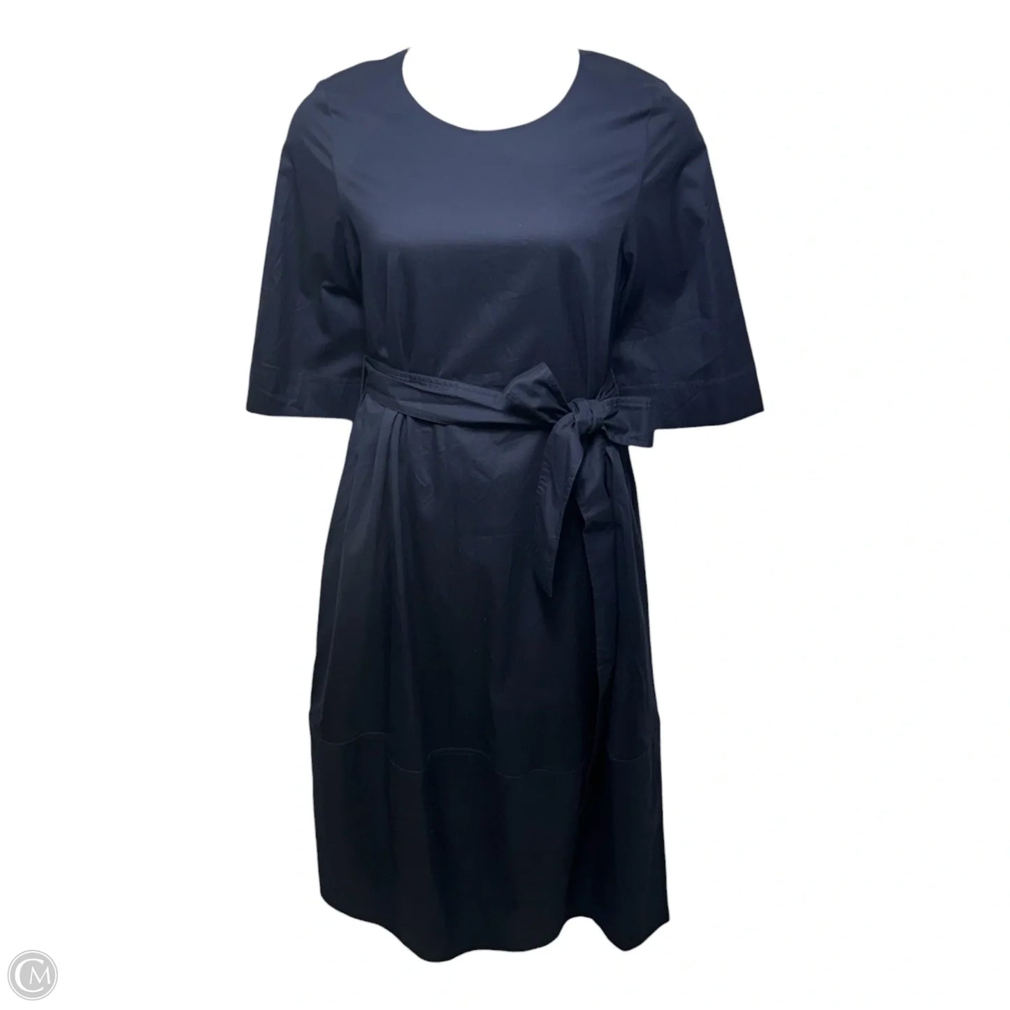 Dress Casual Midi By Cos In Navy, Size: 10