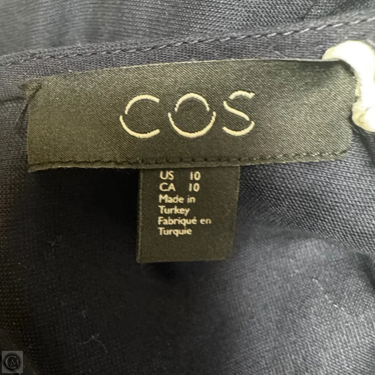 Dress Casual Midi By Cos In Navy, Size: 10