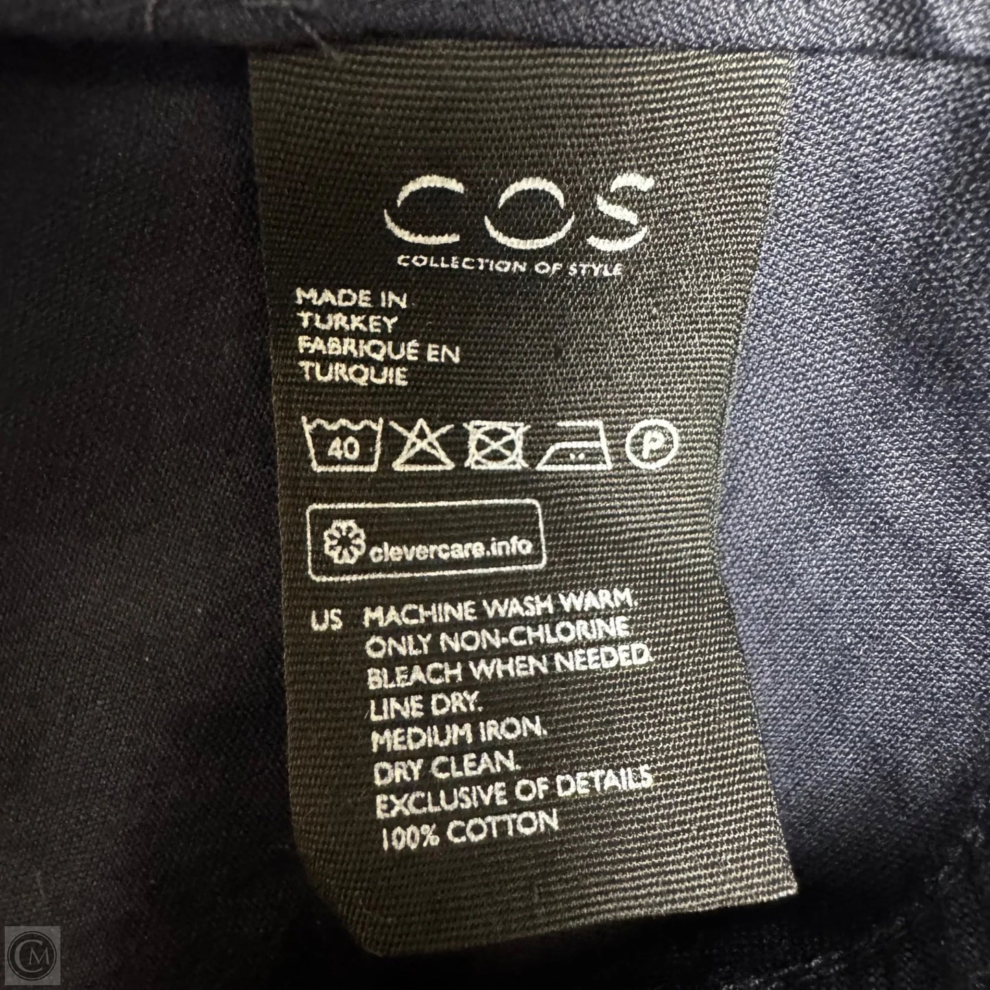 Dress Casual Midi By Cos In Navy, Size: 10
