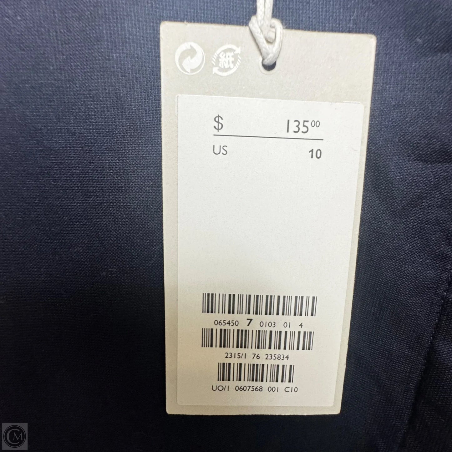 Dress Casual Midi By Cos In Navy, Size: 10