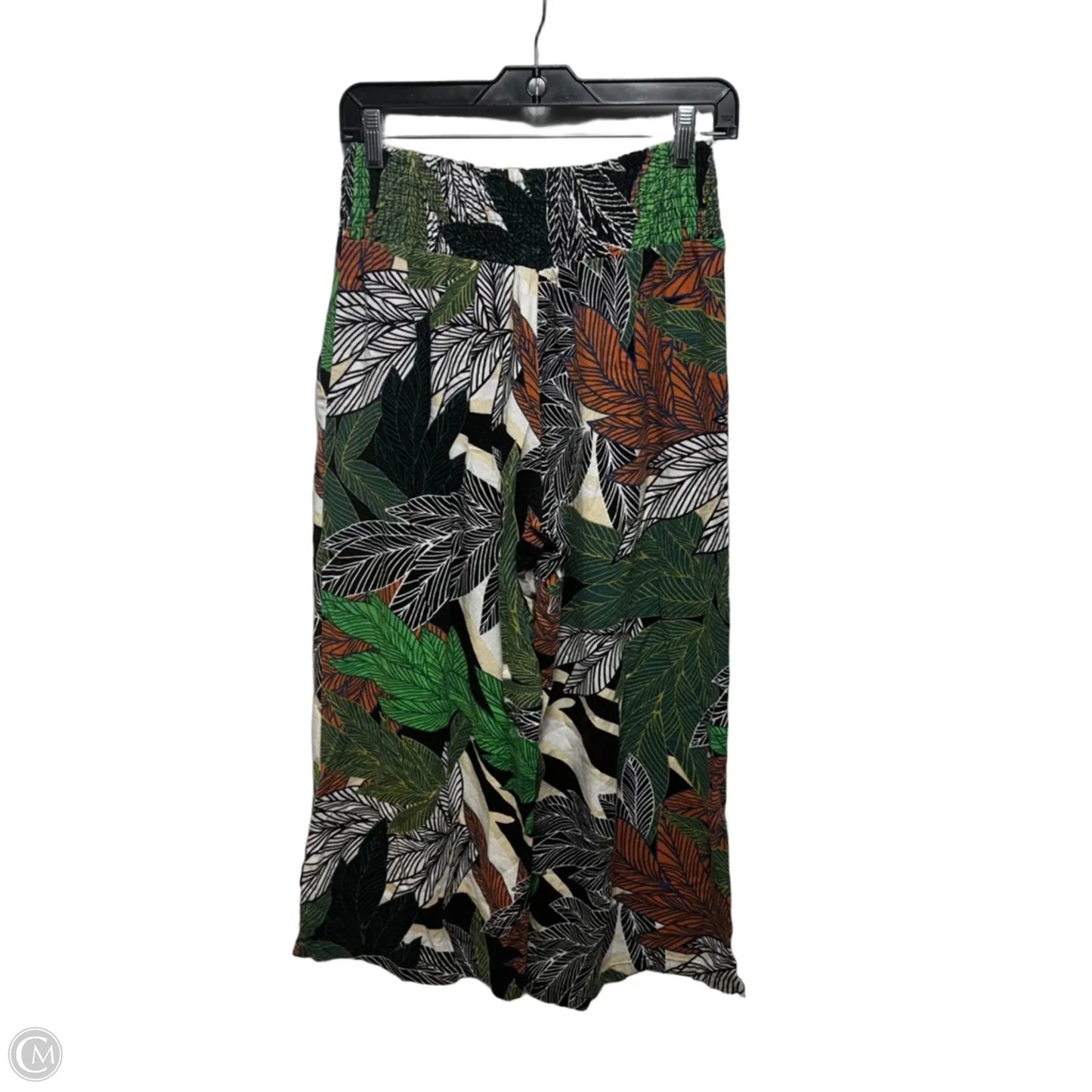 Pants Linen By Tahari In Tropical Print, Size: M