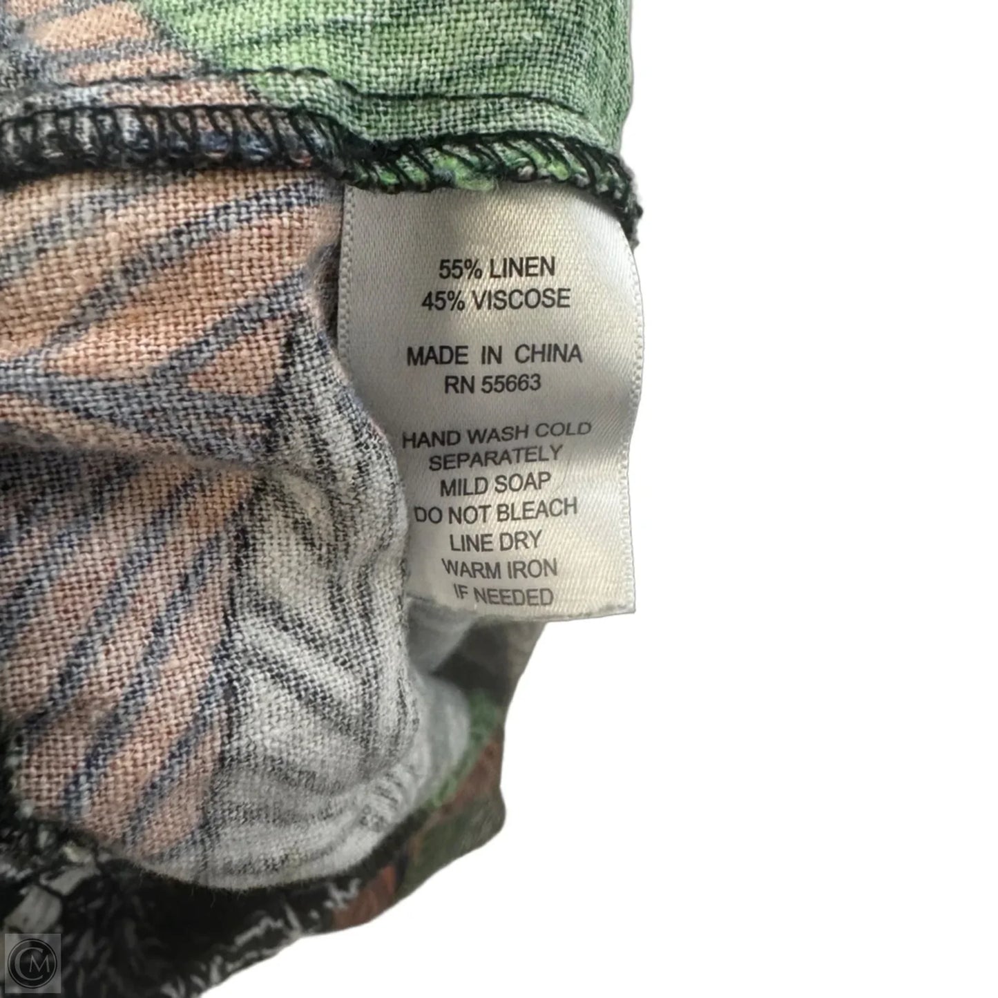 Pants Linen By Tahari In Tropical Print, Size: M