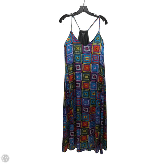 Dress Casual Maxi By Tahari ASL In Printed Granny Squares, Size: L