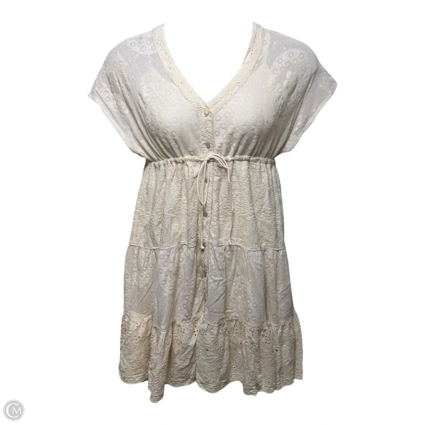 Dress Casual Short By Lucky Brand In Cream, Size: S