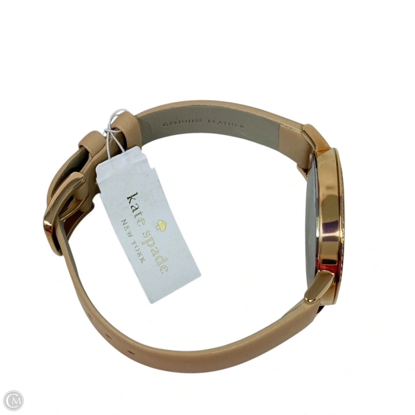 Metro Grand Watch With Vachetta Leather Band Designer By Kate Spade