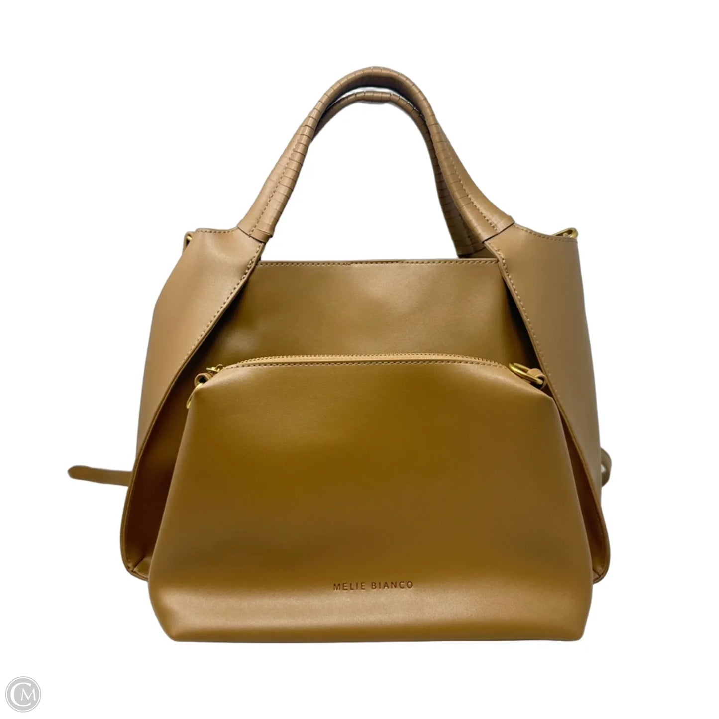 Megan Large Faux Leather Tote Bag Set, 2 Pieces By Melie Bianco , Size: Medium