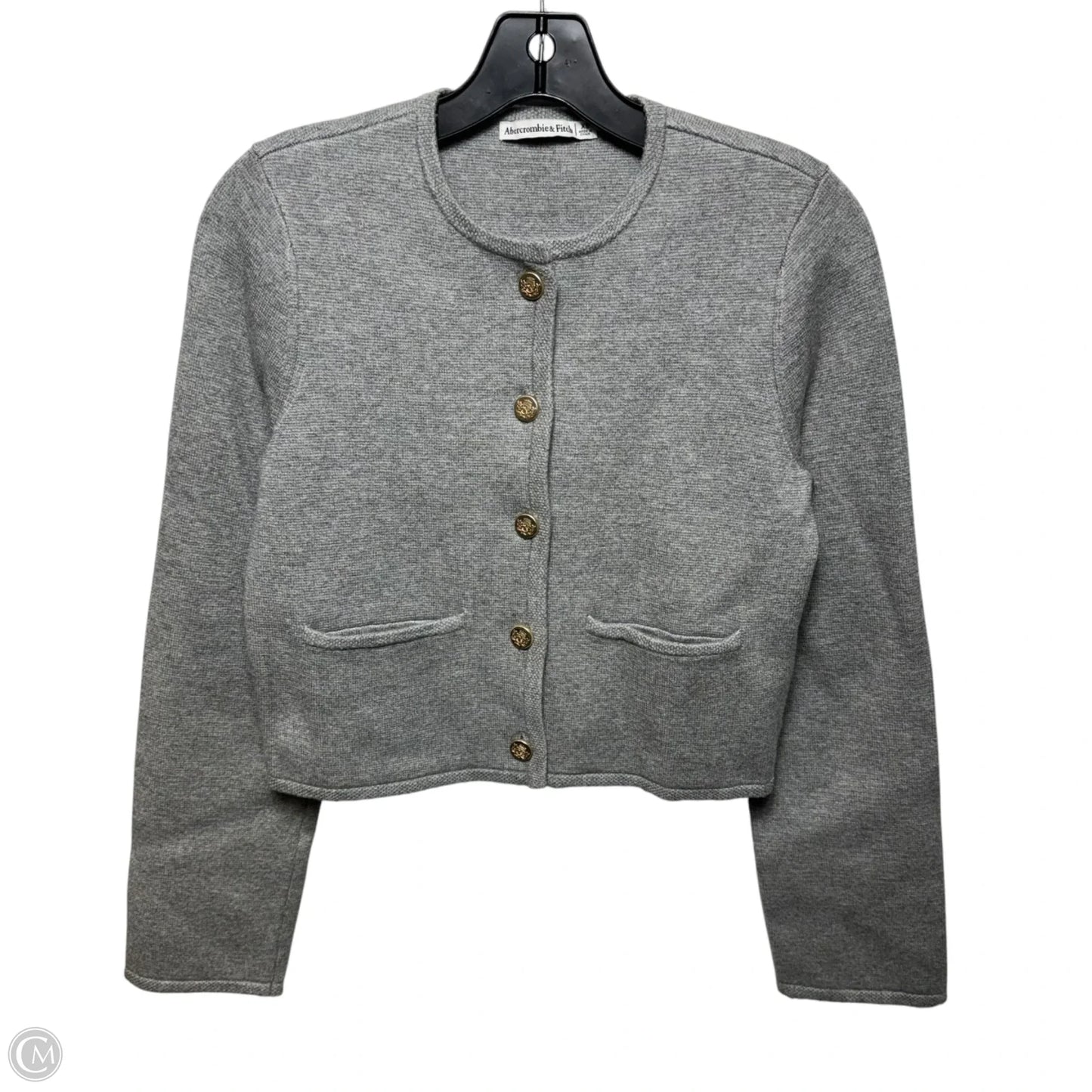 Sweater By Abercrombie And Fitch In Grey, Size: Xs