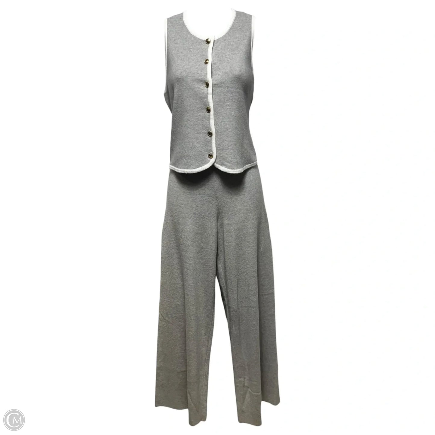 Knit Lounge Set 2 Piece By Marled In Grey, Size: Xs