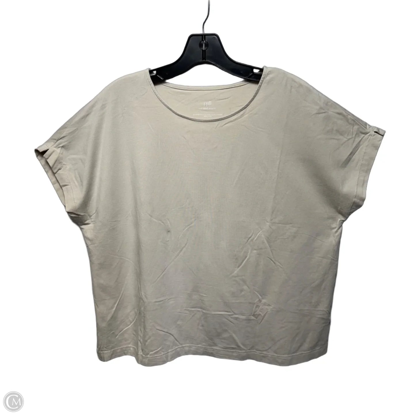 Luxe Supima Relaxed Tee By J. Jill In Tan, Size: L