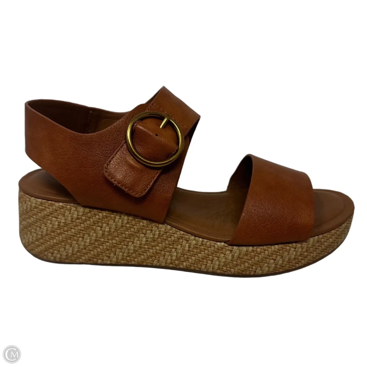 Finnly Sandals Heels Platform By Sofft In Tan, Size: 8