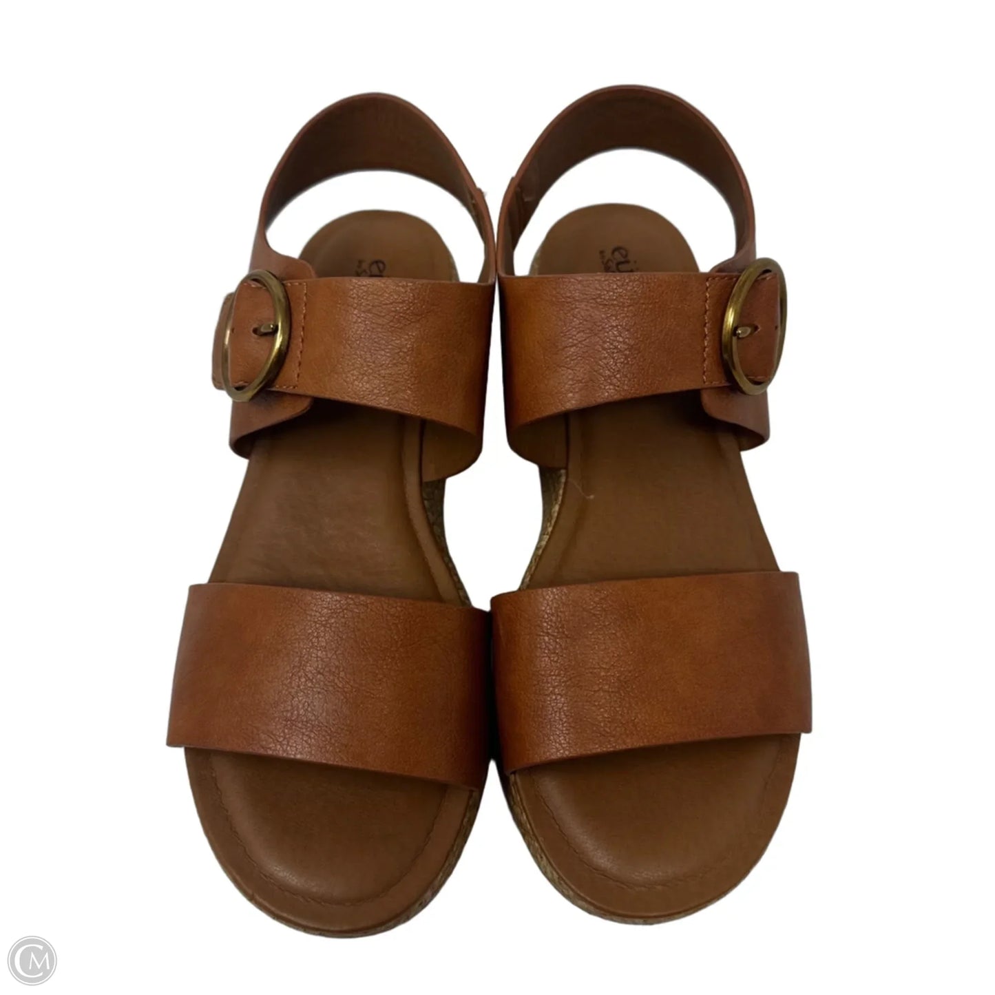 Finnly Sandals Heels Platform By Sofft In Tan, Size: 8