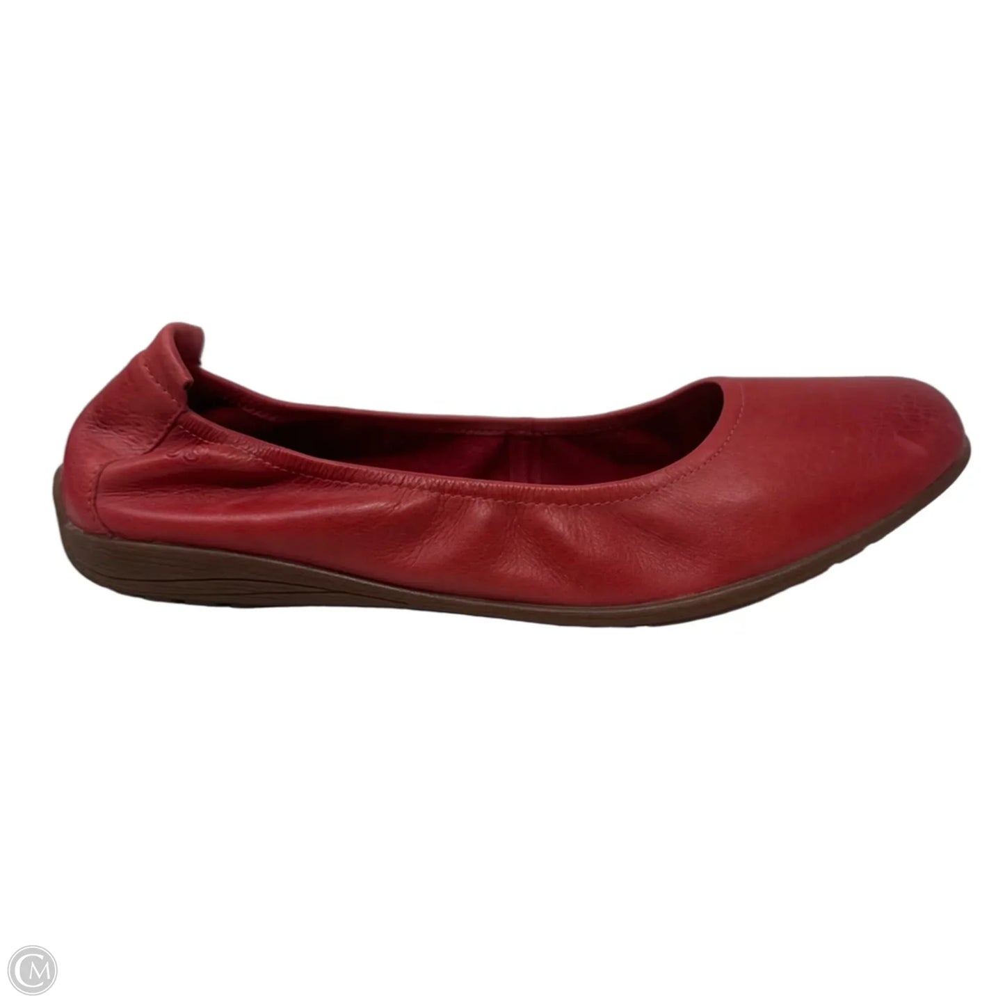 Fenja 01 Leather Ballet Flats By Josef Seibel In Red, Size: 11.5