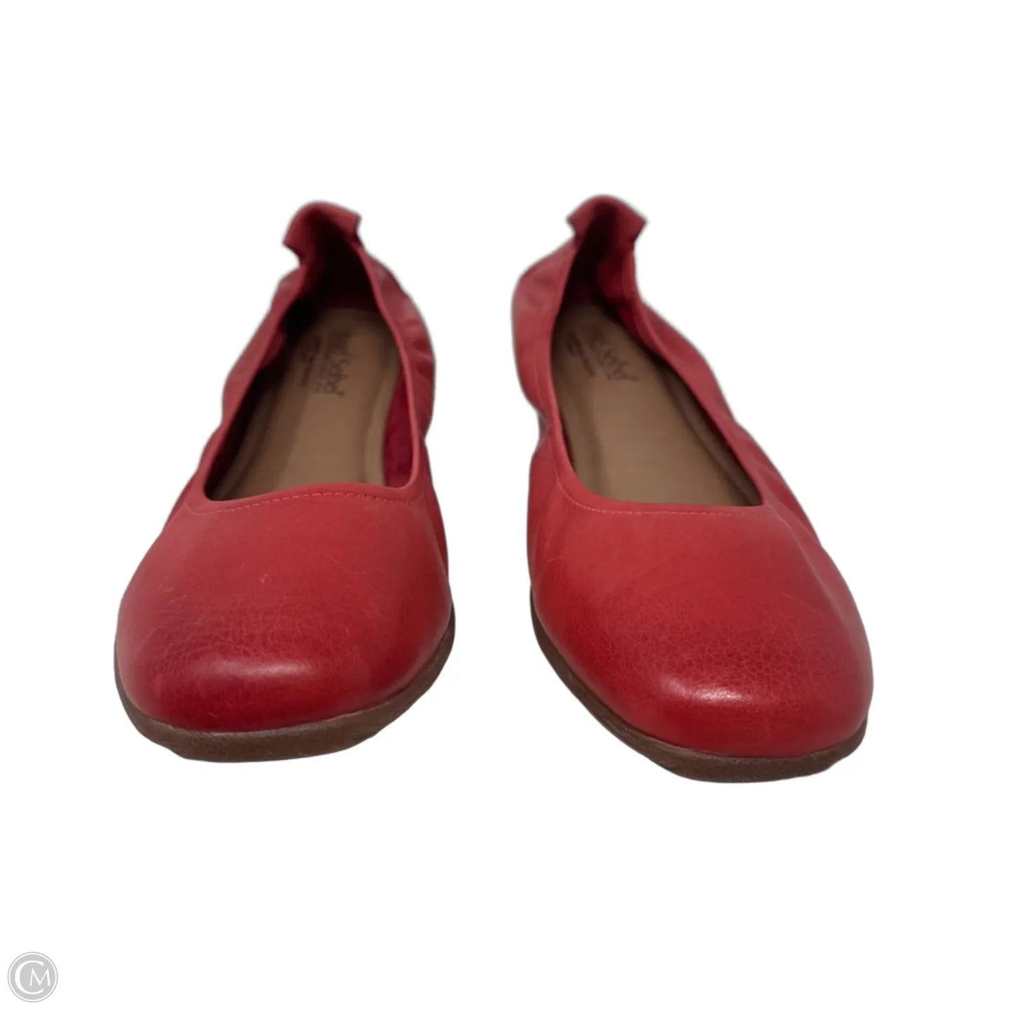 Fenja 01 Leather Ballet Flats By Josef Seibel In Red, Size: 11.5