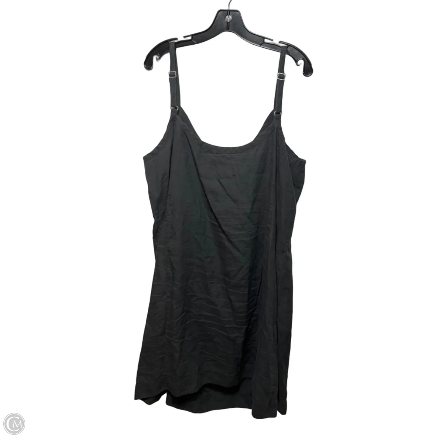 Linen Dress Casual Short By Eileen Fisher In Grey, Size: 2x