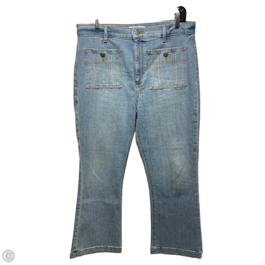 Jeans Bootcut By Loft In Blue Denim, Size: 12